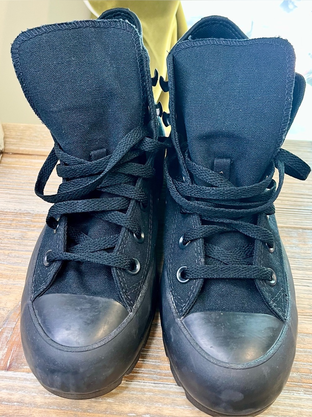 Converse Chuck Taylor All Star Lugged High Top Platform Black Sneakers Sz 7